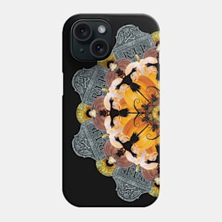 jack o lantern mandala Phone Case