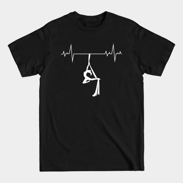 Disover Aerial Silks Dancer Aerialist Air Yoga Heartbeat - Aerial Silks - T-Shirt