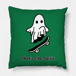 that's the spirit funny halloween ghost Pillow