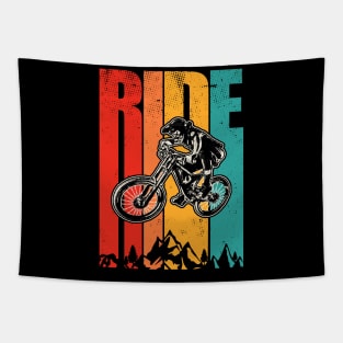 Mountain Bike Ride Tapestry