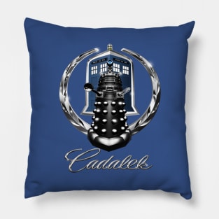 Cadalek in Tardis Blue Pillow