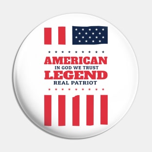 American Legend Real Patriot Pin