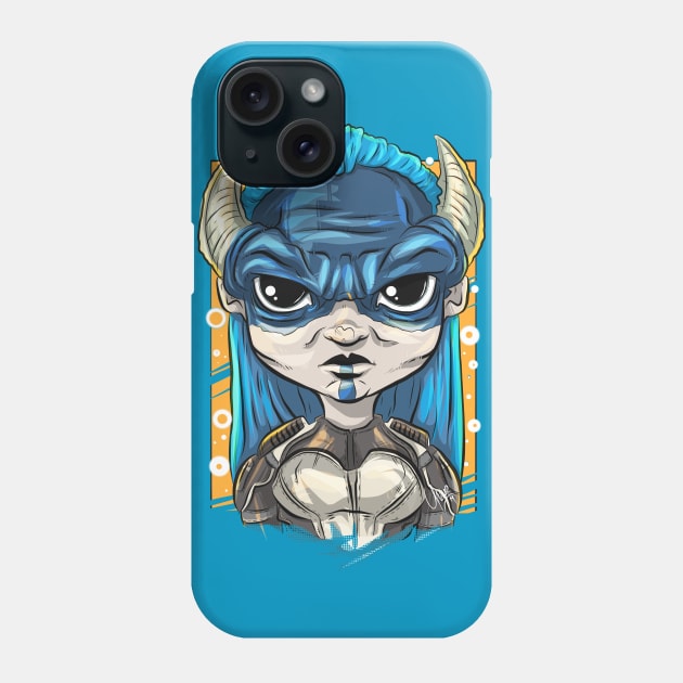 Pop Culture Caricature #16 - Proxima Midnight Phone Case by yazgar