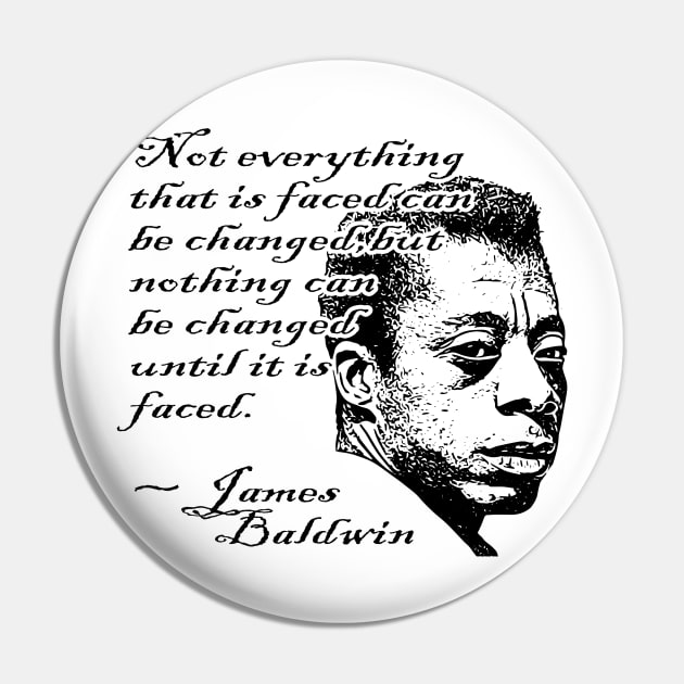 James Baldwin Pin by Doc Multiverse Designs