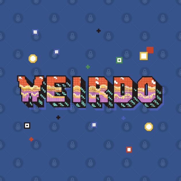 Weirdo | Retro Gaming Typography by diegotorres