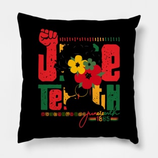 1865 Juneteenth day celebration Pillow