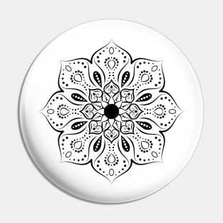 Flower Mandala Pin