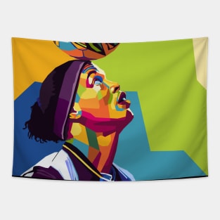 ronaldinho wpap art Tapestry