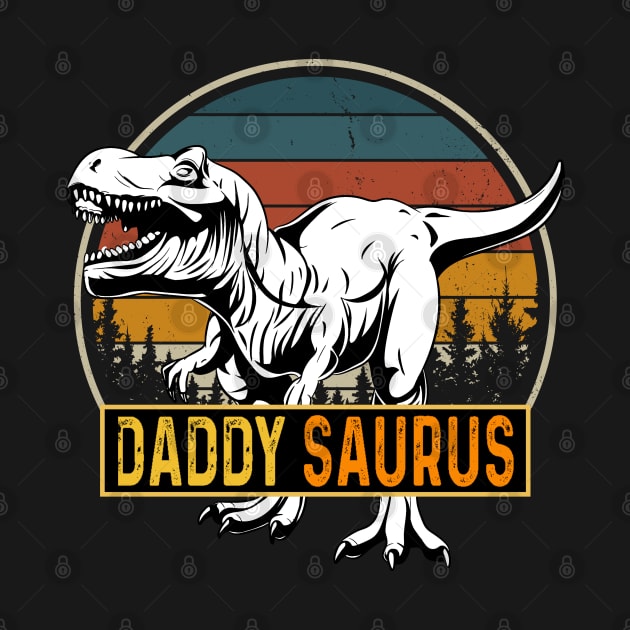 Daddy saurus T Rex Dinosaur Men DaddySaurus Family Matching by Peter smith