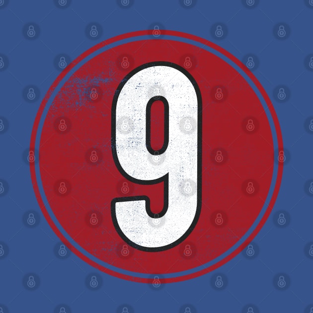 Number Nine 9 by cowyark rubbark