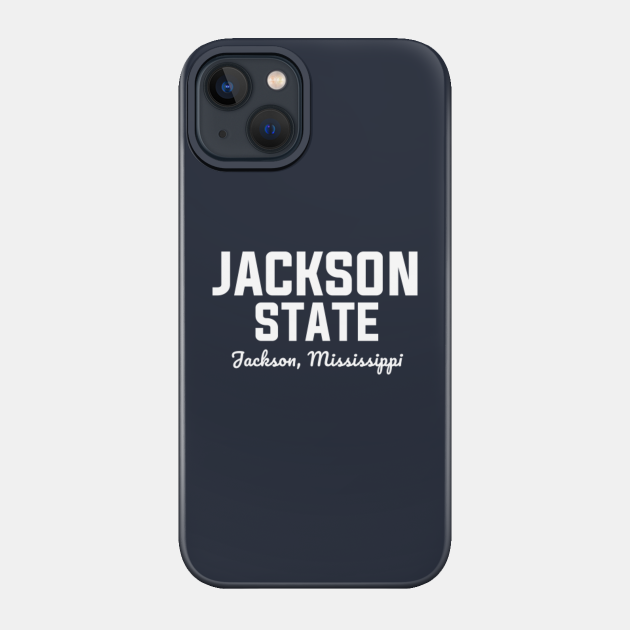 Jackson State - Jackson Mississippi (Cursive, White) - Jackson State University - Phone Case