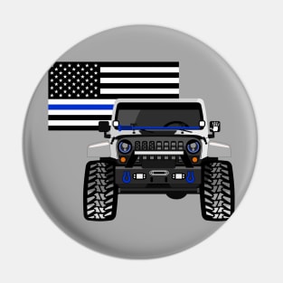 Blue line [JEEP] Pin