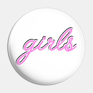 girls pink shadowed Pin