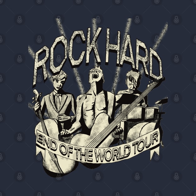 ROCK HARD - Band Tee by BenIrelandBooks