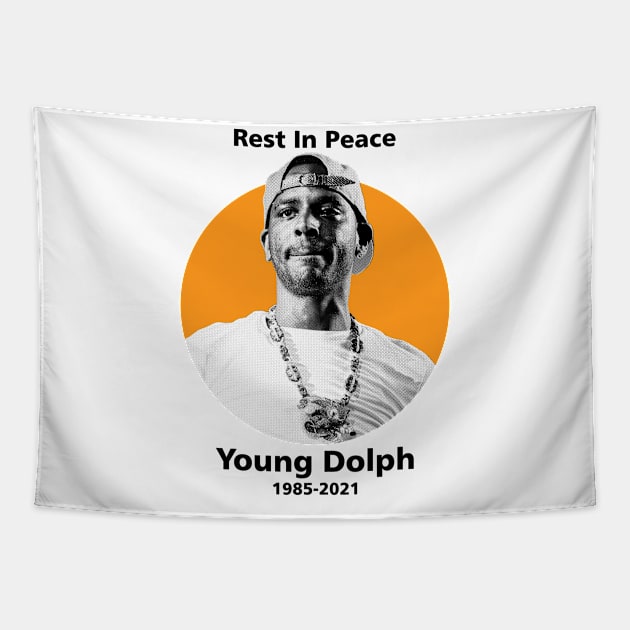 Young Dolph Tapestry by bmbg trian