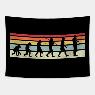 Oboe Evolution Funny Oboe Player Tapestry