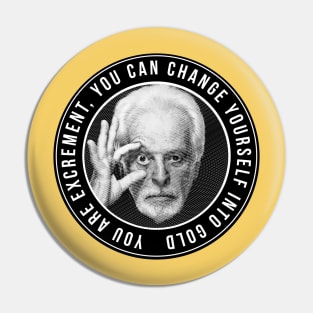 Jodorowsky Engraving Tribute Pin