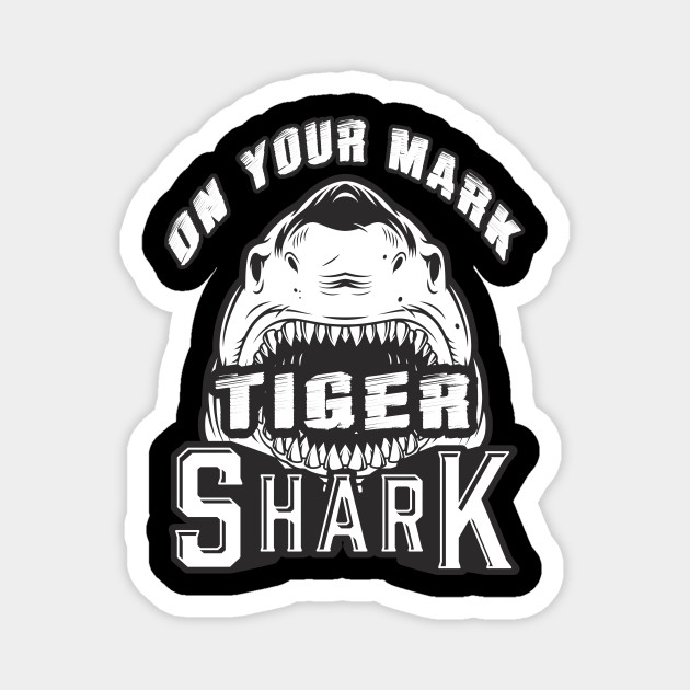 Wallpaper On Your Mark Tiger Shark On Your Mark Tiger Shark Magnet For iPhone Free
