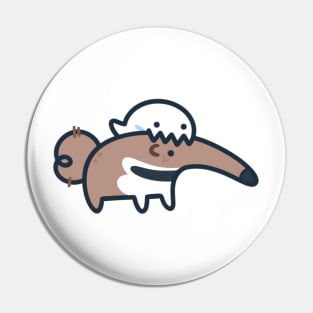 Anteater Ghost Pin