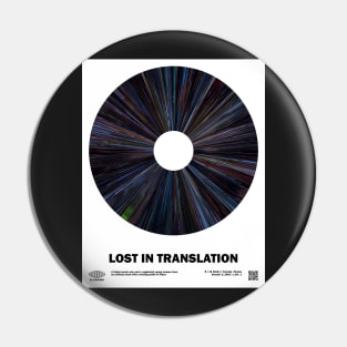 minimal_Lost in Translation Warp Barcode Movie Pin