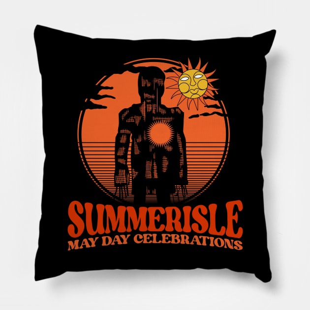 SummerIsle May Day Celebrations Pillow by Meta Cortex