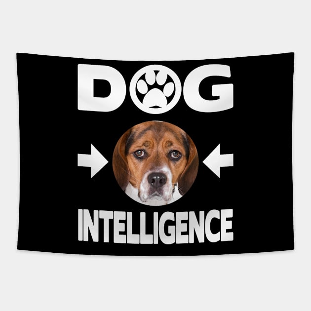 Dogs are intelligent Tapestry by FromBerlinGift