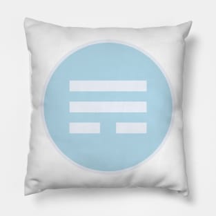 I Ching Wind Trigram ( Xun ) Pillow