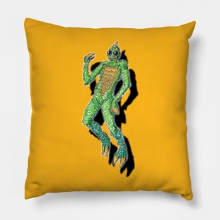 floating sleestak Pillow