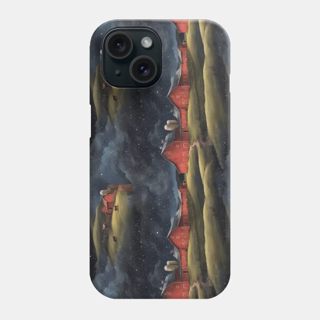 Barnyard Evening Phone Case by ginkelmier