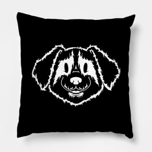 Metalcakes: a Potatofoot Collab - Dog Face Pillow