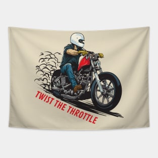 TWIST THE THROTTLE Tapestry