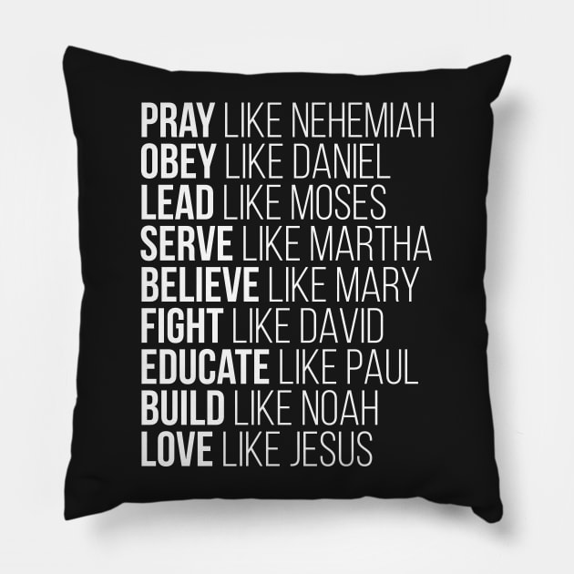 Love Like Jesus | Christian | Faith | Religious Pillow by ChristianLifeApparel