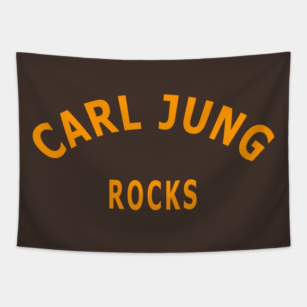 Carl Jung Rocks Tapestry by Lyvershop