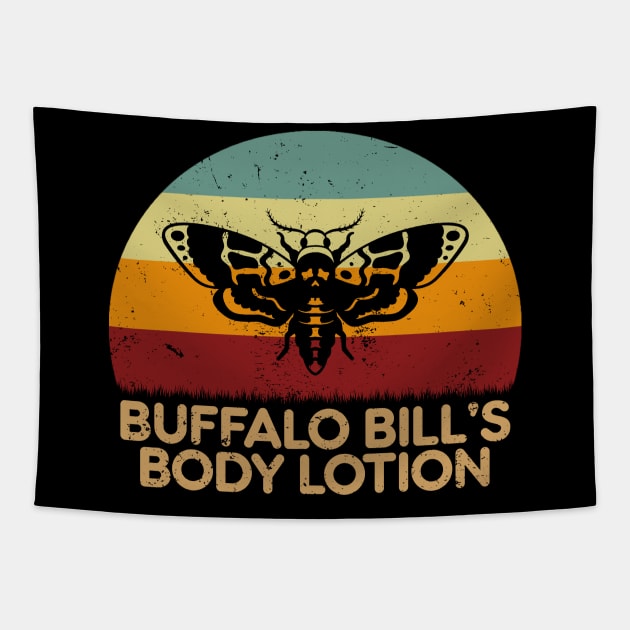 Buffalo Bill's Body Lotion Tapestry by GoodIdeaTees