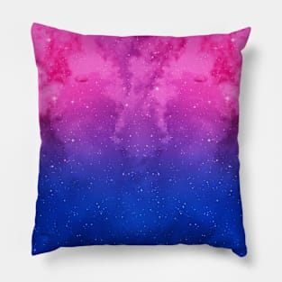 Bisexual Gradient Galaxy Pillow