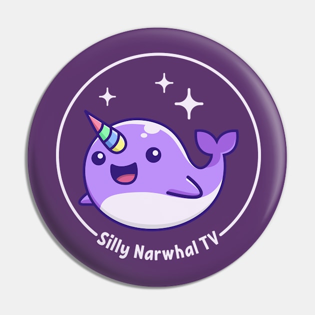 Silly Narwhal TV Pin by Silly Narwhal TV