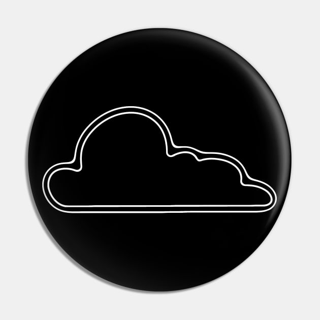 Black Cloud Pin by Frag