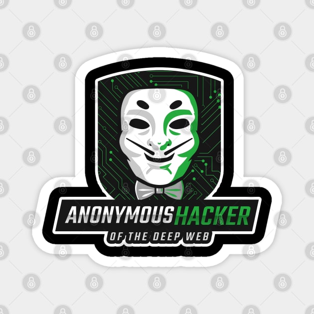 Anonymous Hacker of the Deep Web Magnet by leo-jess