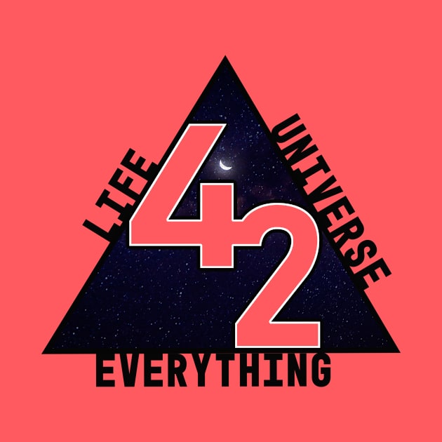 (Pocket) The answer is 42 T-Shirt by Stupid Coffee Designs
