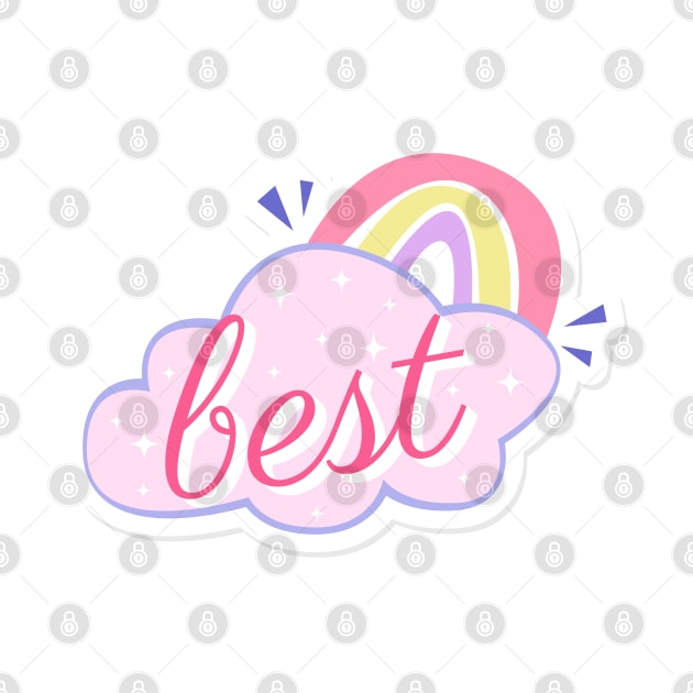 Best word cute design by BrightLightArts