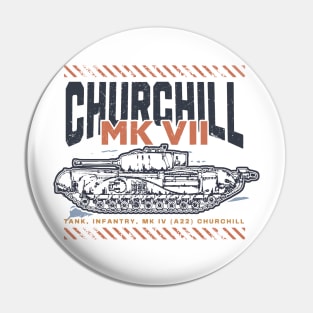 CHURCHILL MK VII | WW2 Tank Pin