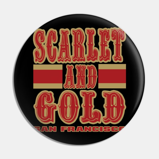 SF LYFE Scarlet and Gold San Francisco True Football Colors! Pin by OffesniveLine