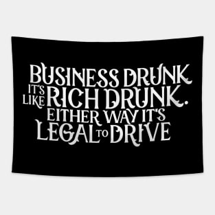 Business Drunk Tapestry