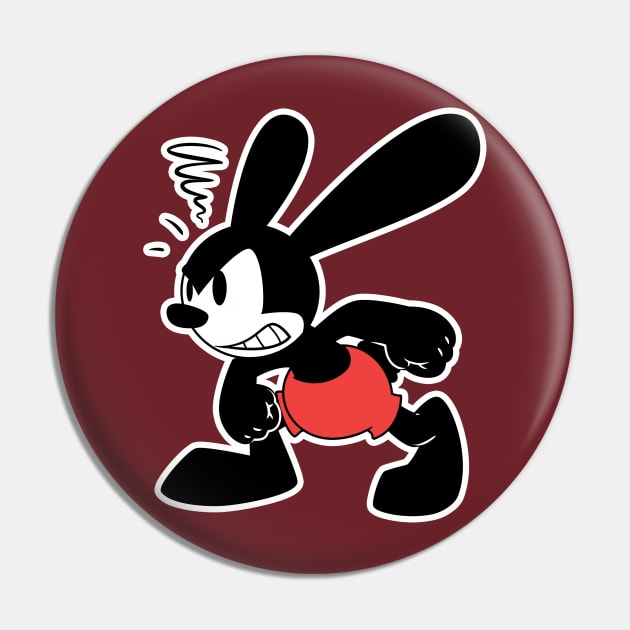 Angry Rabbit Pin by MagicalNoms