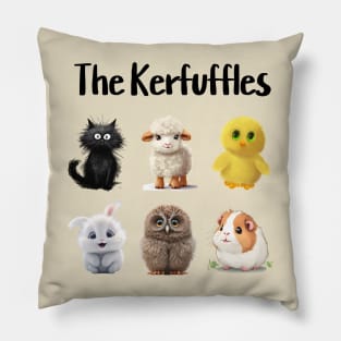 The Kerfuffles, fluffiest little fluffs Pillow