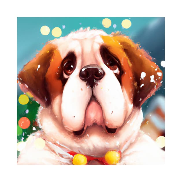 Cute St. Bernard Drawing by Play Zoo