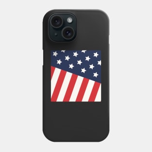 American Flag, Stars and Stripes Design, Artwork, Vector, Graphic Phone Case