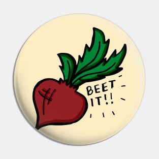 Beet It Pin