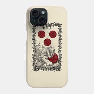 Four of Pentacles Phone Case