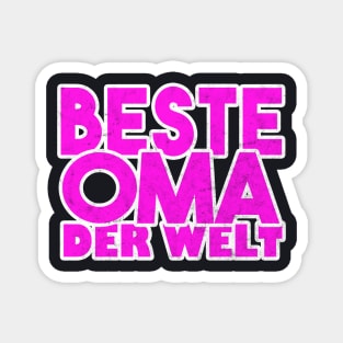 Beste Oma der Welt Spruch Geschenke für Omas Magnet